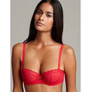 Chantelle Sexy Demi Lace Sheer Bra 34DDD